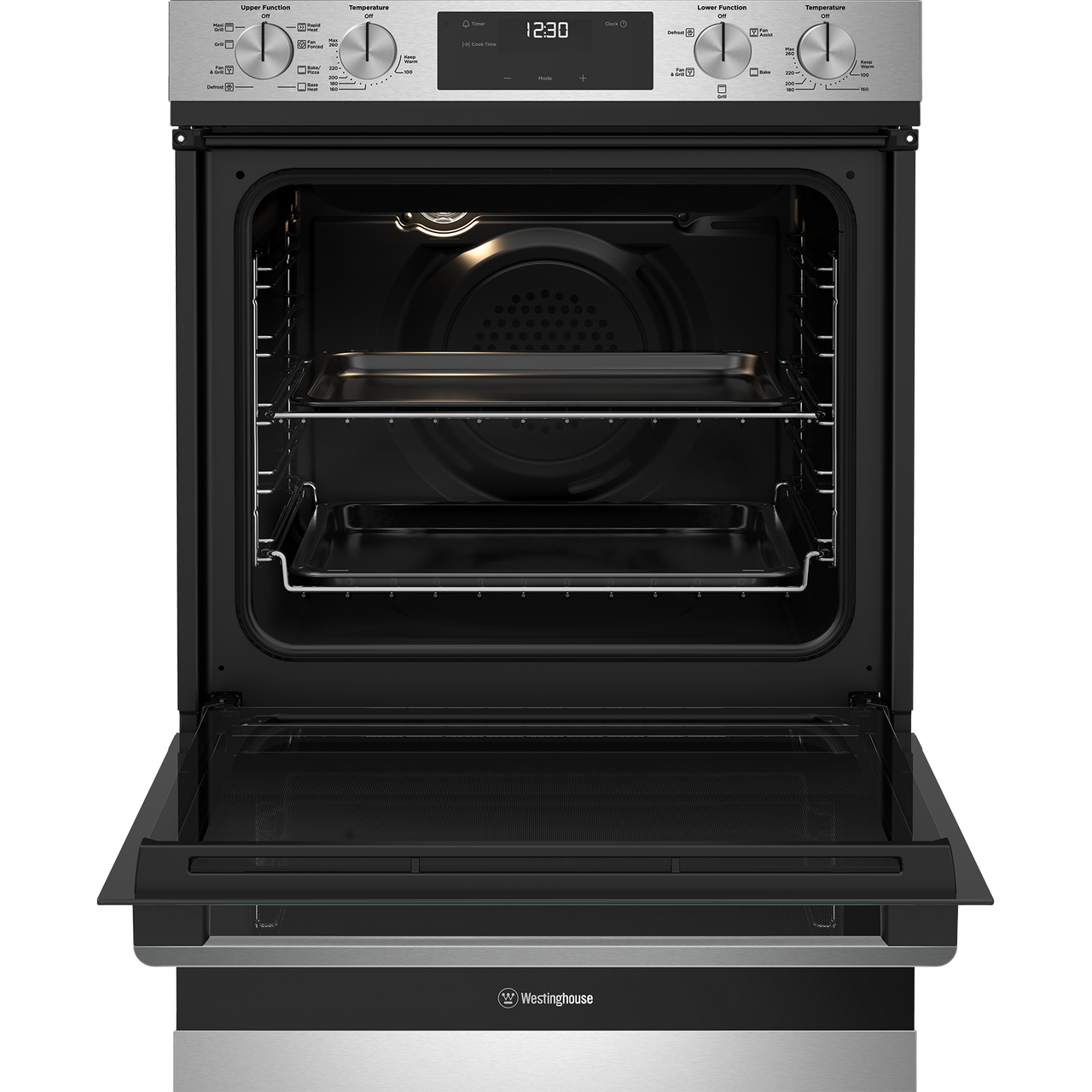 WVE6525SD - 60cm Multi-Function Double Oven - Stainless Steel