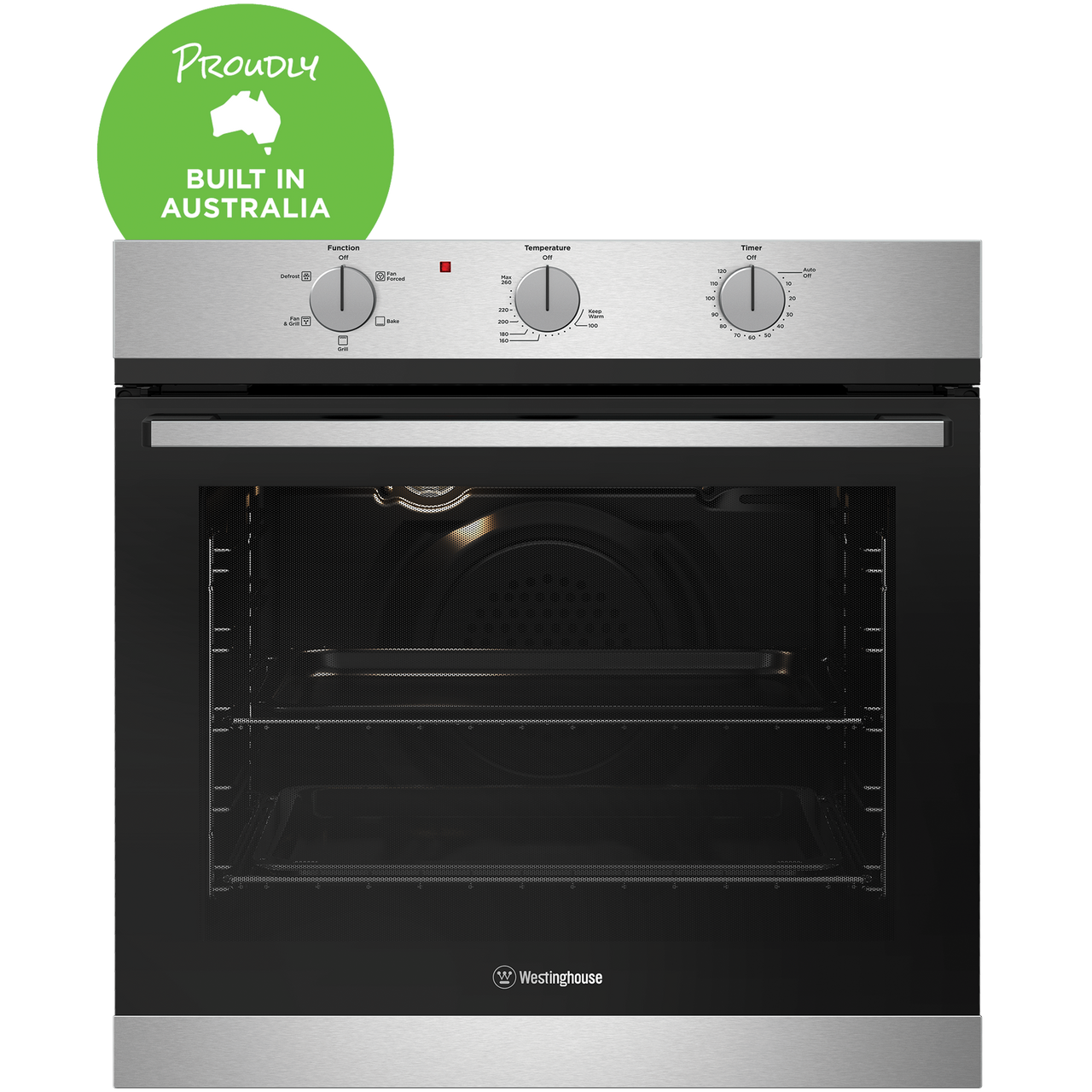 WVG6314SD – 60cm Multi-Function Gas Oven – Stainless Steel