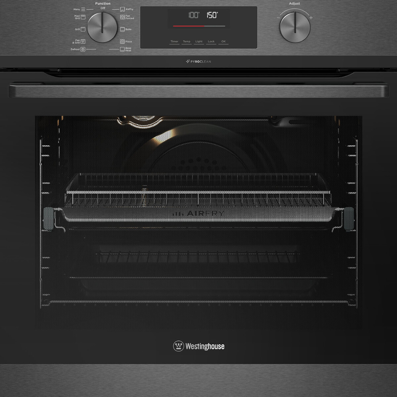 WVEP6716DD – 60cm Multi-Function Pyrolytic Oven with AirFry – Dark Stainless Steel