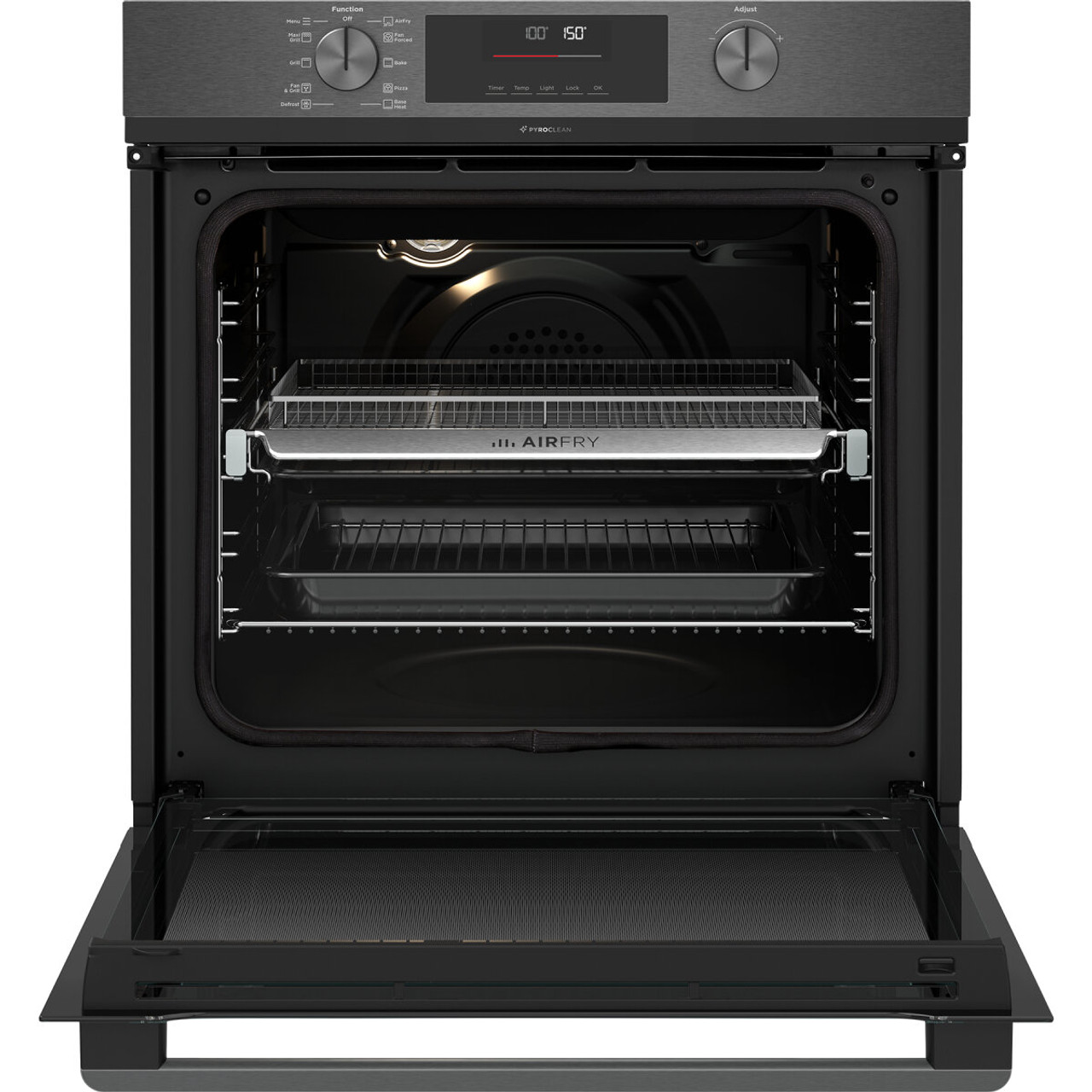 WVEP6716DD – 60cm Multi-Function Pyrolytic Oven with AirFry – Dark Stainless Steel