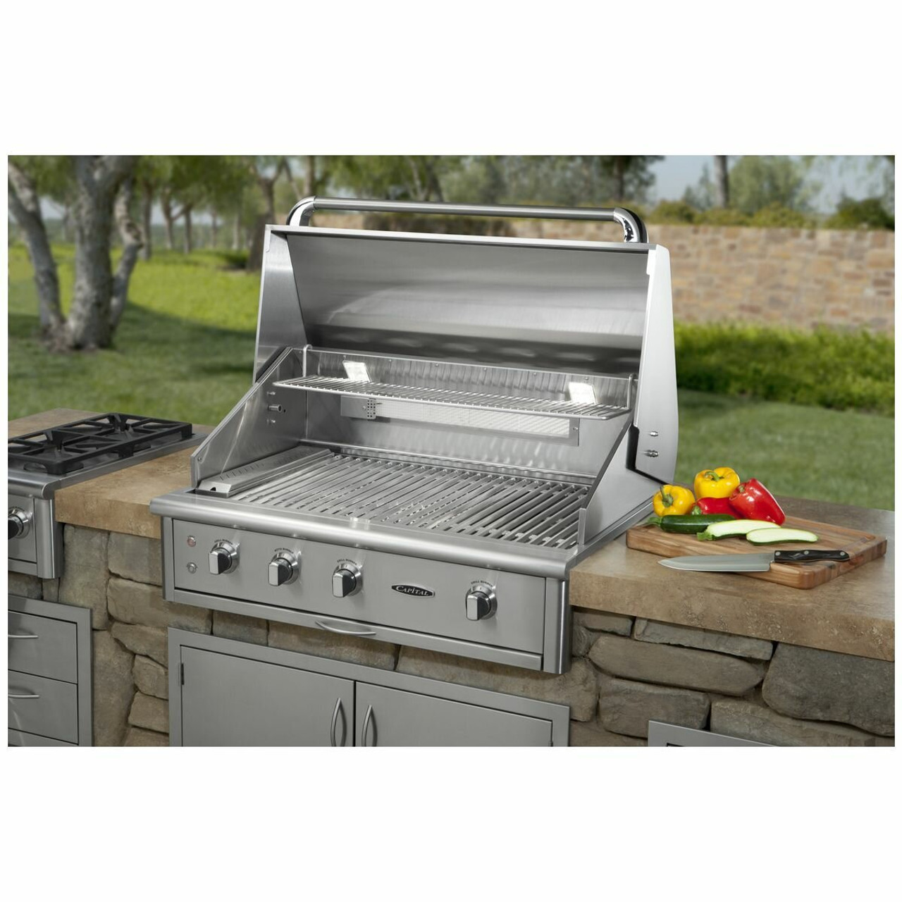 ACG40RBI1N – Capital Precision Series 101cm Built In BBQ/Grill – Stainless SteelLESS STEEL