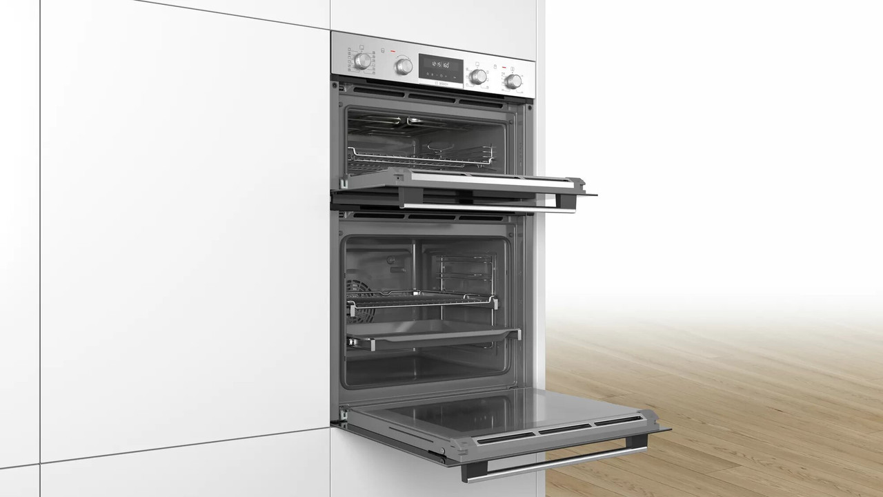 MBG5787S0A – 60cm Pyrolytic Double Oven – Stainless Steel 