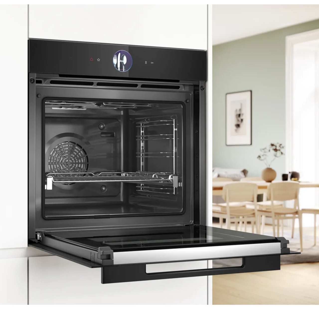 HBG976MB1A - Series 8 Accentline 60cm Built-in Multifunction Oven - Black