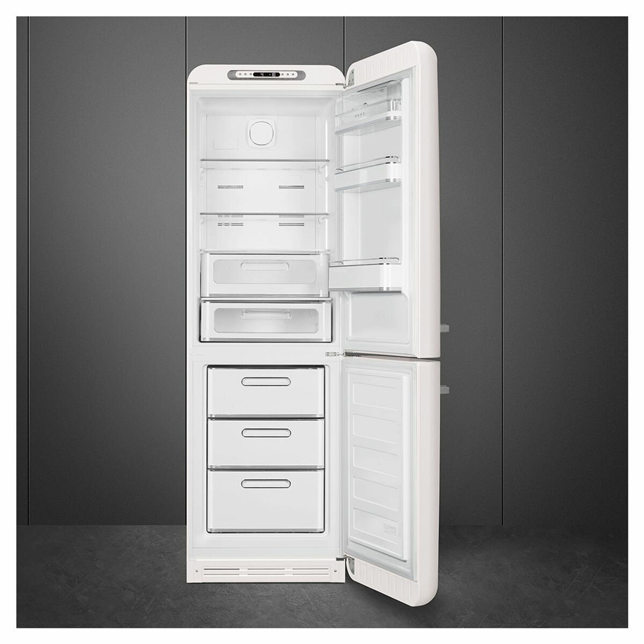 FAB32RWH5AU – FAB 50's Style 331L Bottom Mount Refrigerator – White