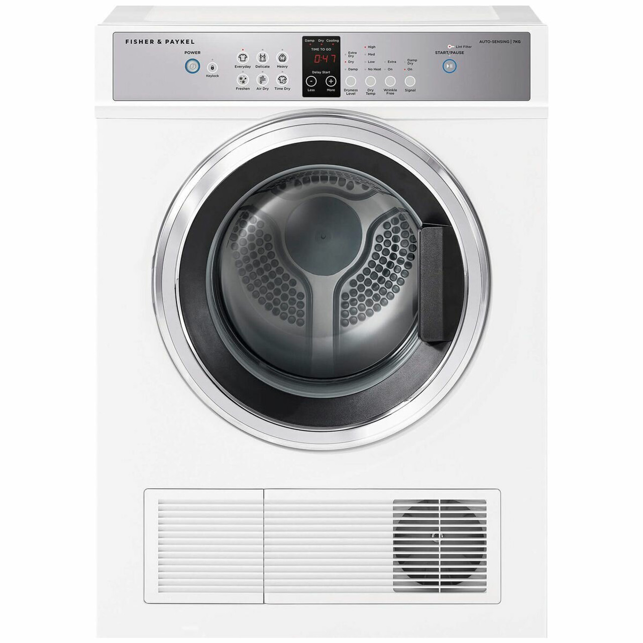 DE7060G2 - Fisher & Paykel 7kg Vented Dryer - White