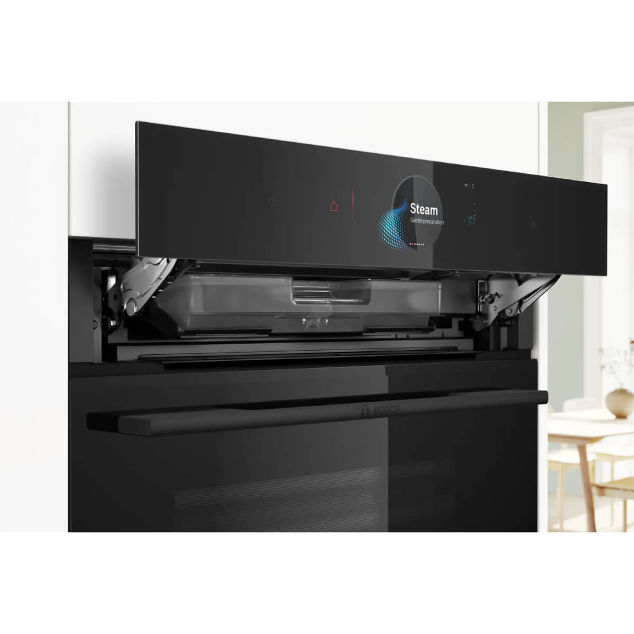 HSG958DB1A - Bosch Series 8 Accentline 60cm Built-in Oven with Steam Function - Black