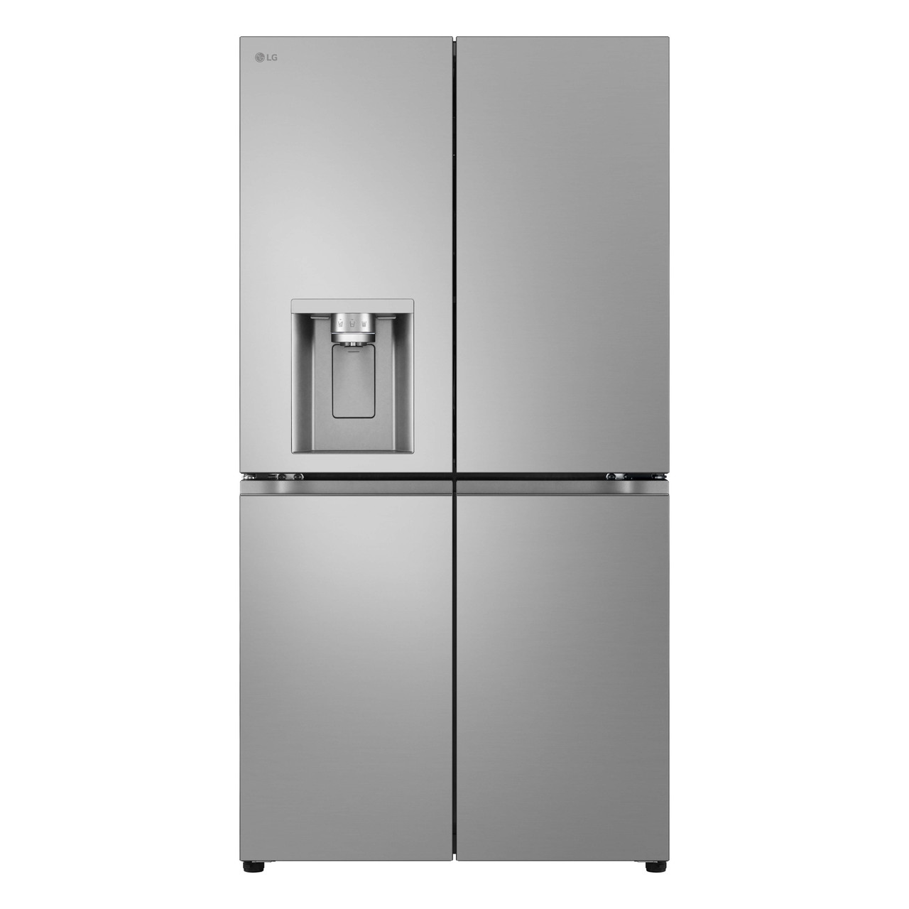 French Door Fridge With Ice And Water Stainless Steel 