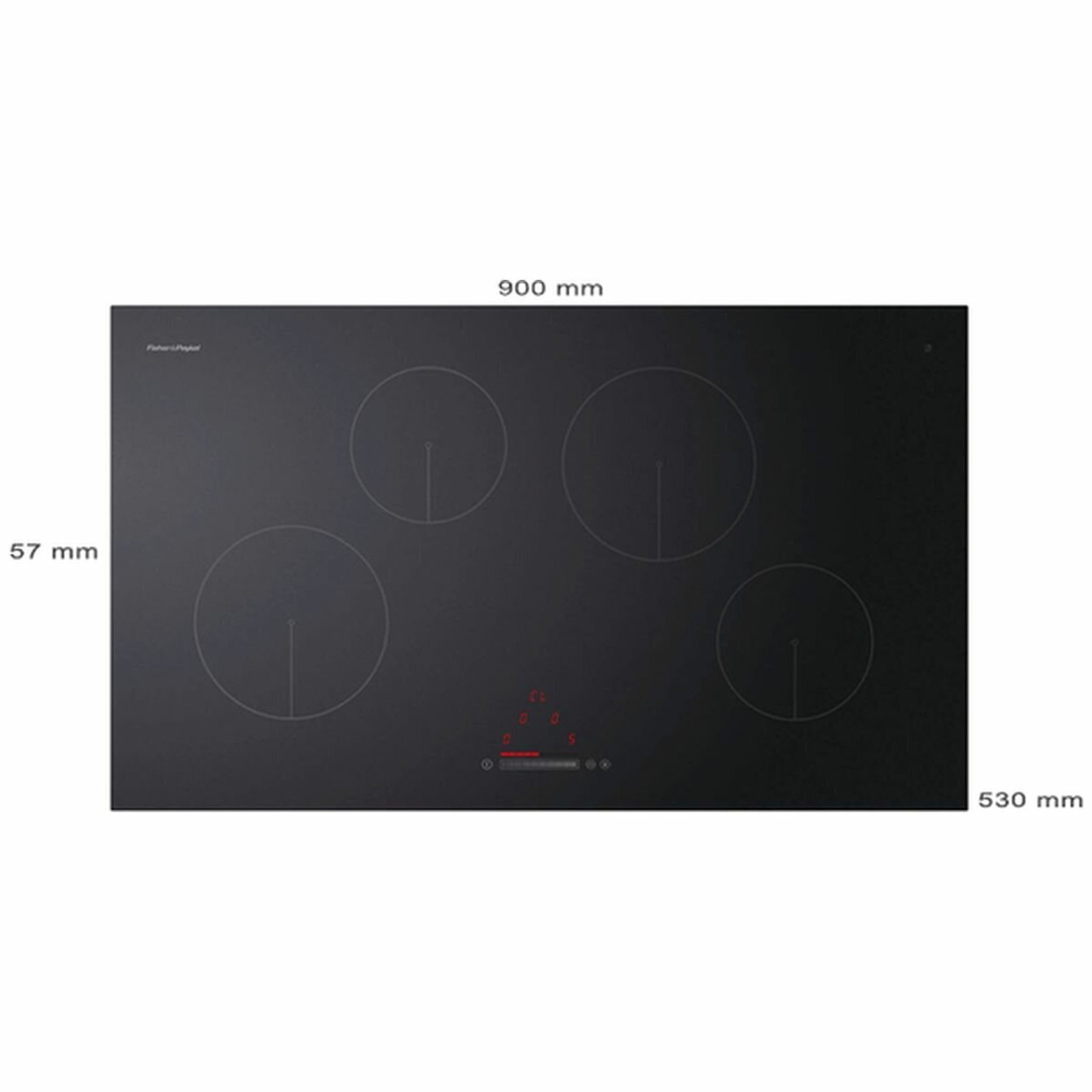 Fisher & Paykel 90cm Induction Cooktop - Black Glass 
