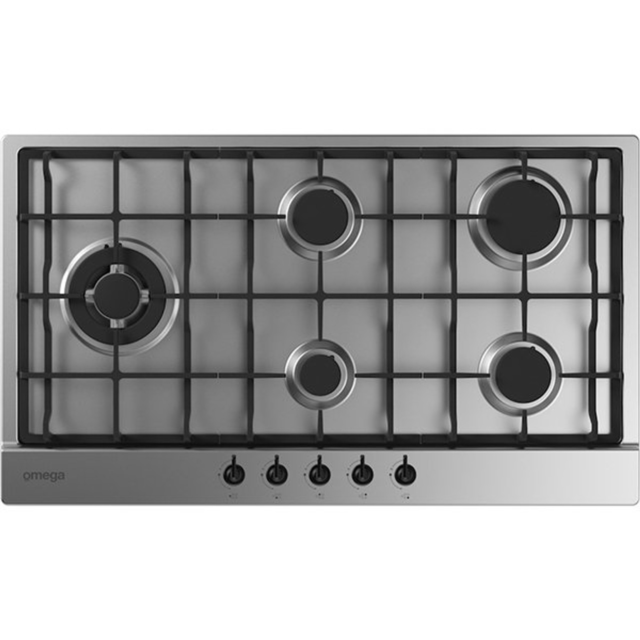 OCG905WX - 90cm 5 Burner Gas Cooktop - Stainless steel