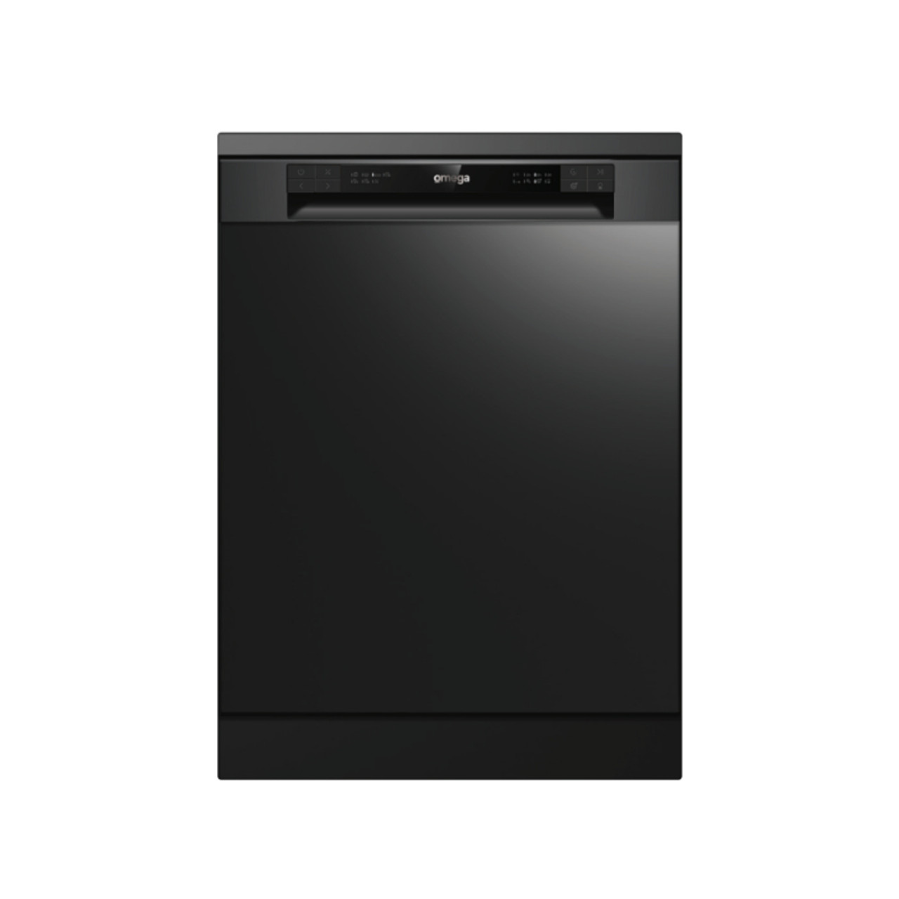  60cm Freestanding Dishwasher Black Stainless Steel 