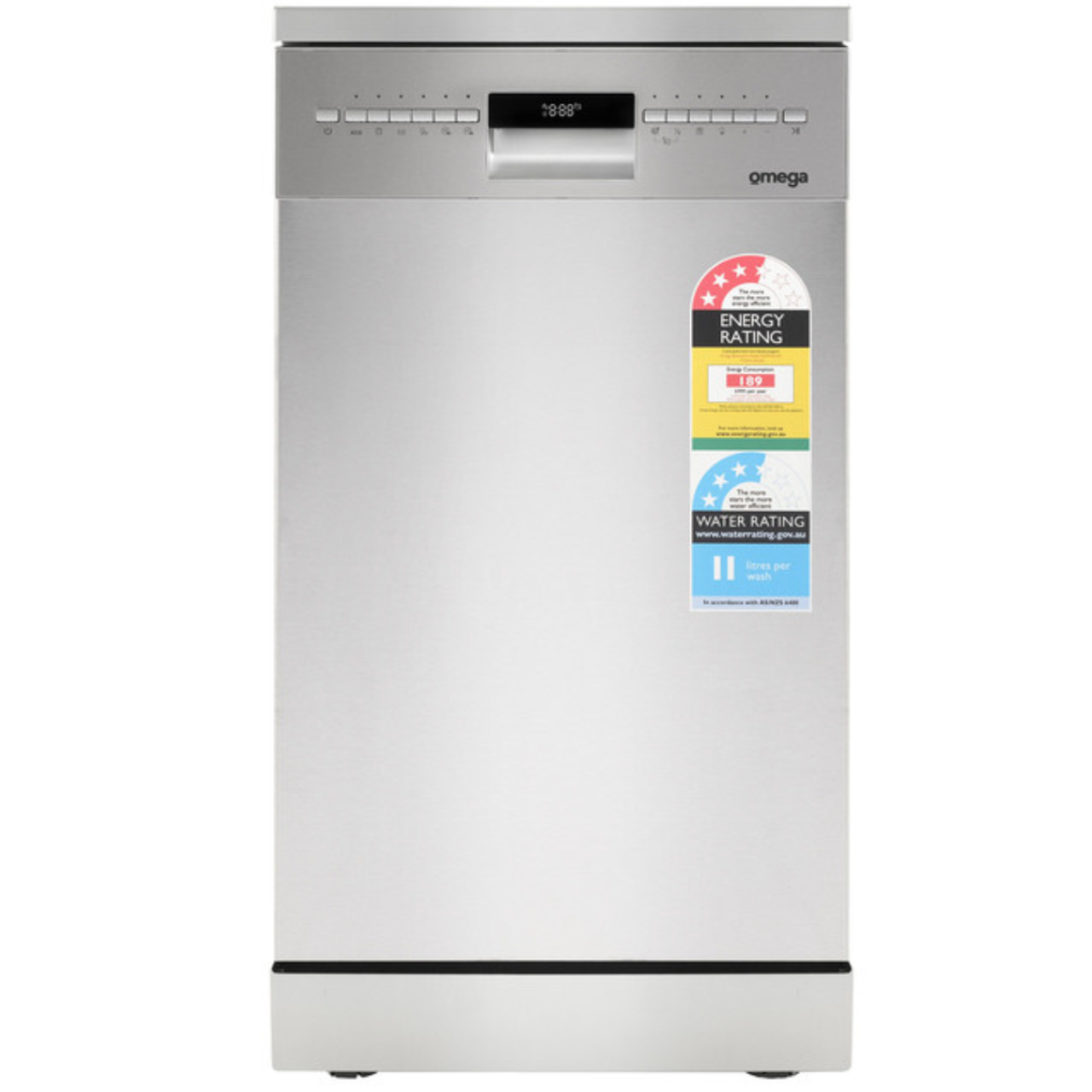 ODWF4510X - 45cm Compact Freestanding Dishwasher - Stainless Steel
