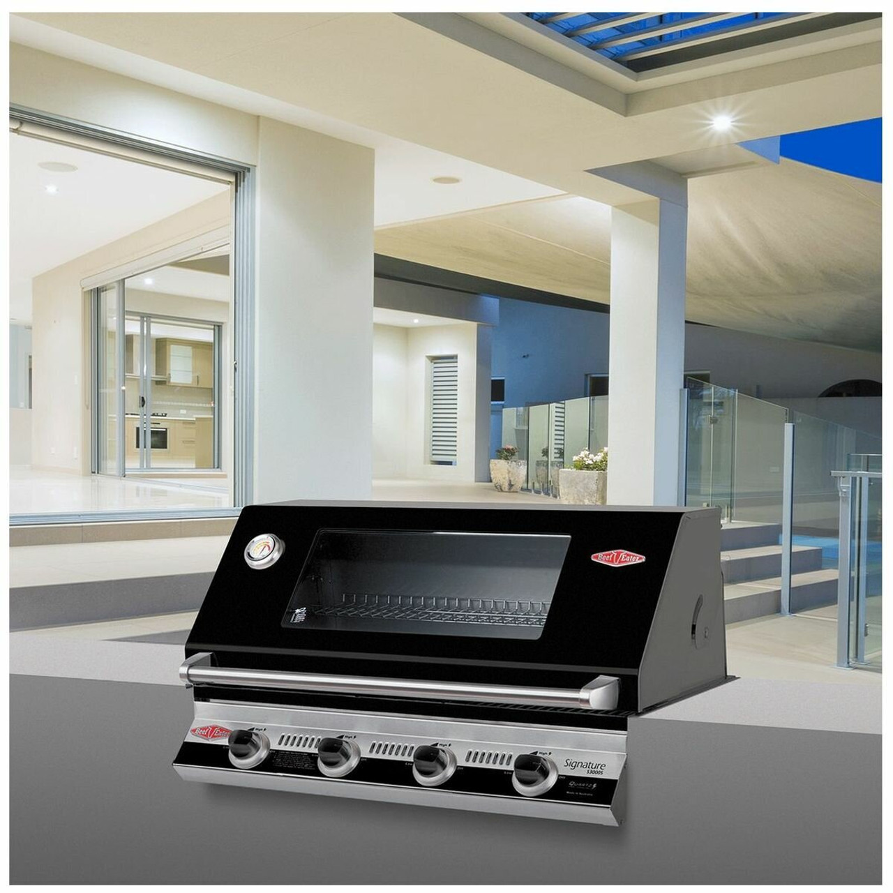 Signature 3000E 4 Burner Built-In LPG BBQ