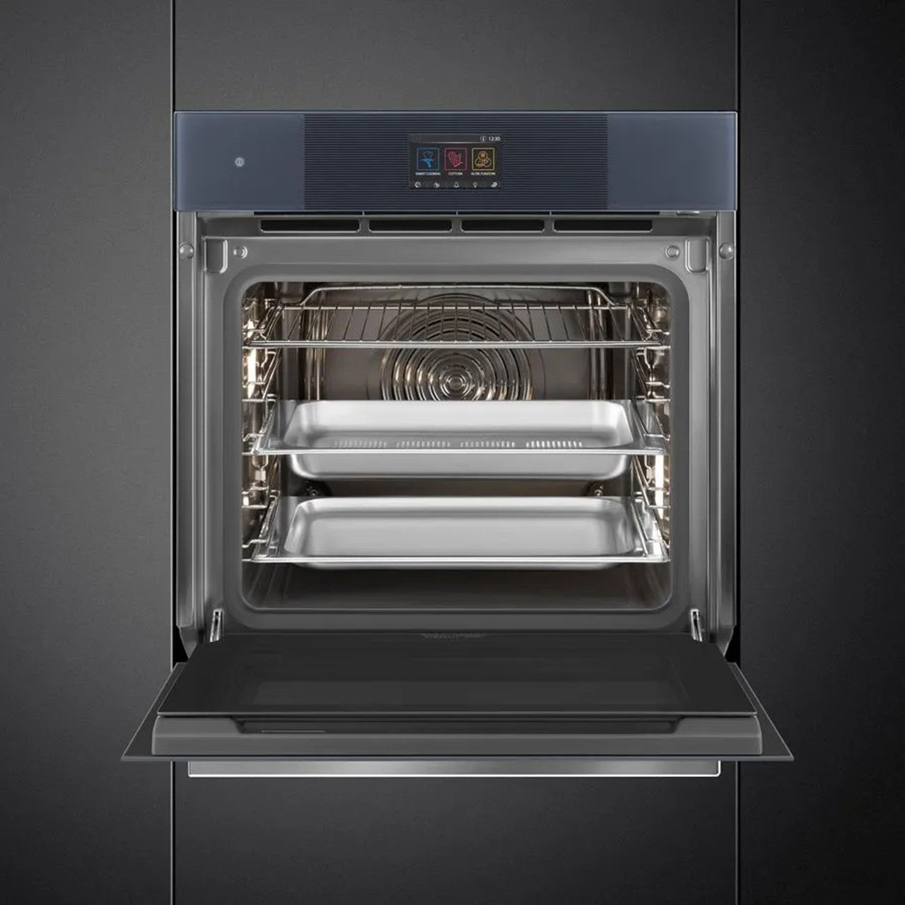 LINEA 60CM NEPTUNE GREY COMBI STEAM OVEN