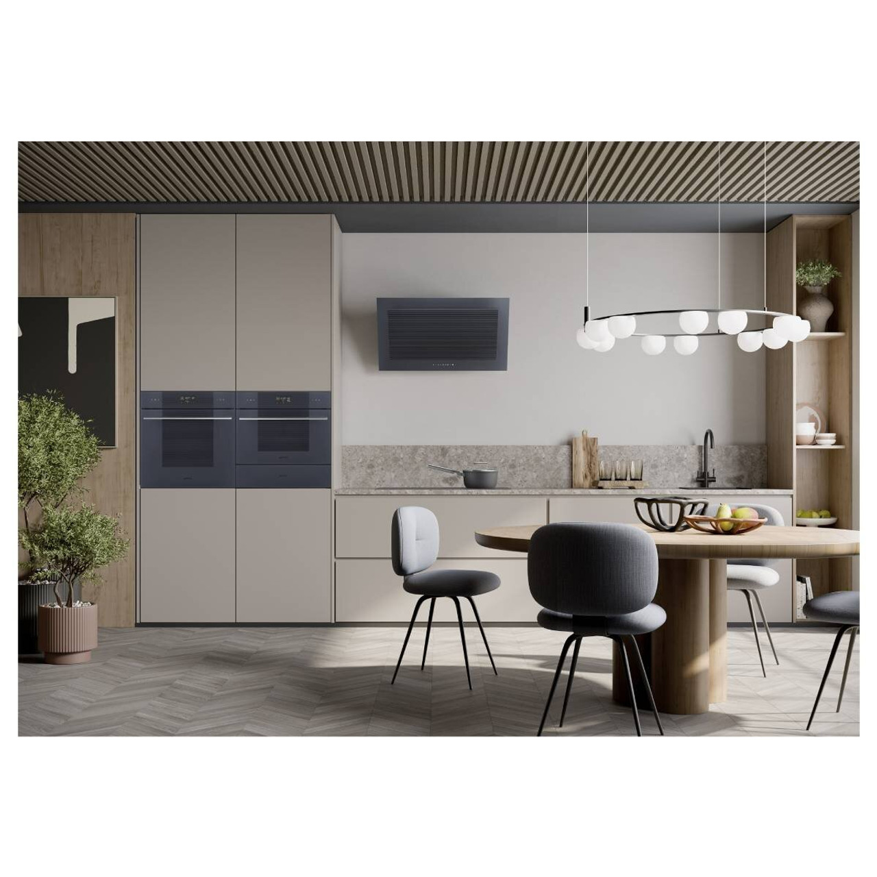 SOPA6102TG - Linea 60cm  Pyrolytic Oven  - Neptune Grey