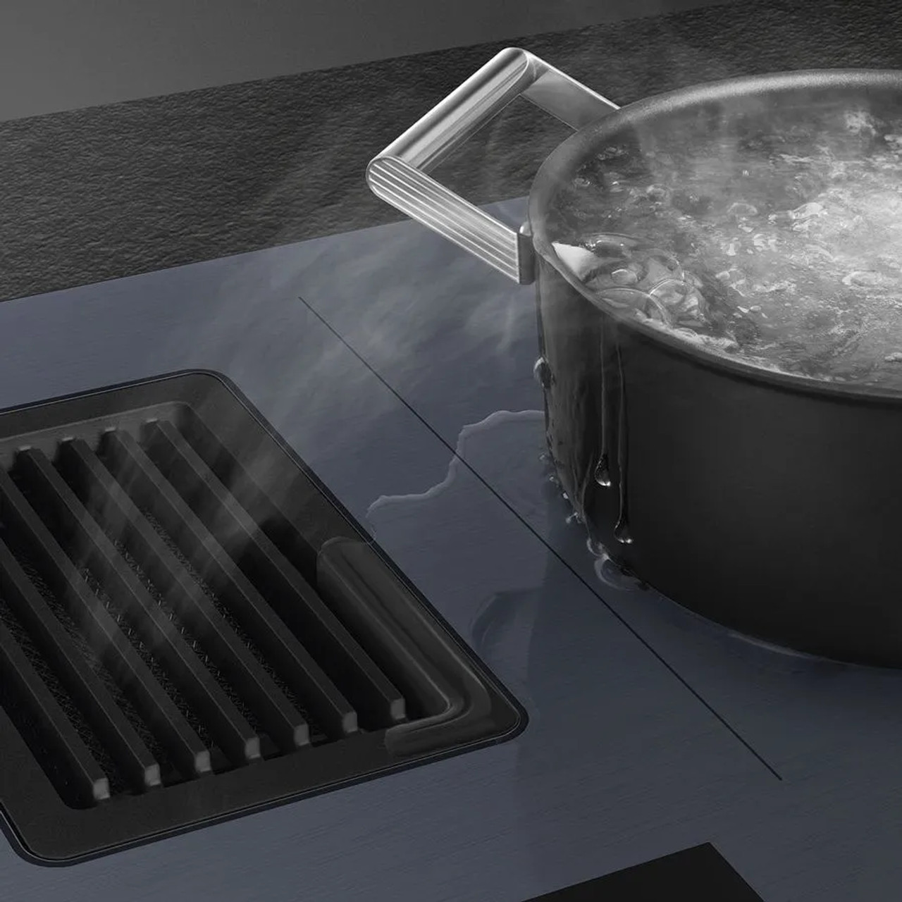 Linea Integrated Induction Cooktop Neptune Grey