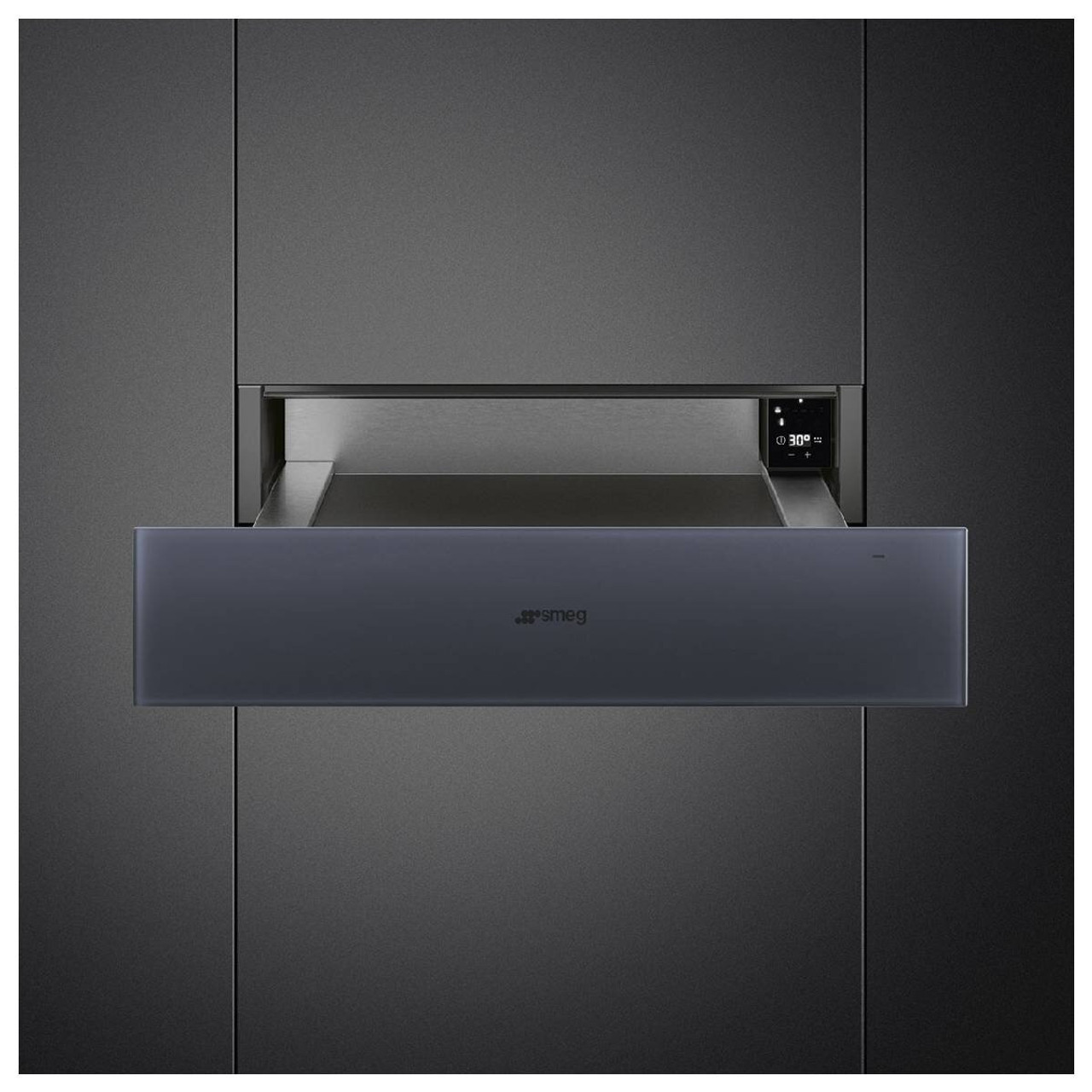 CPRT115G - Linea 15cm Warming Drawer With Touch Controls - Neptune Grey 