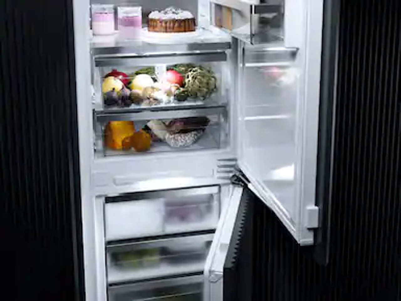 KFNS7785D - 255l Net Integrated Fridge/Freezer With Icemaker - White