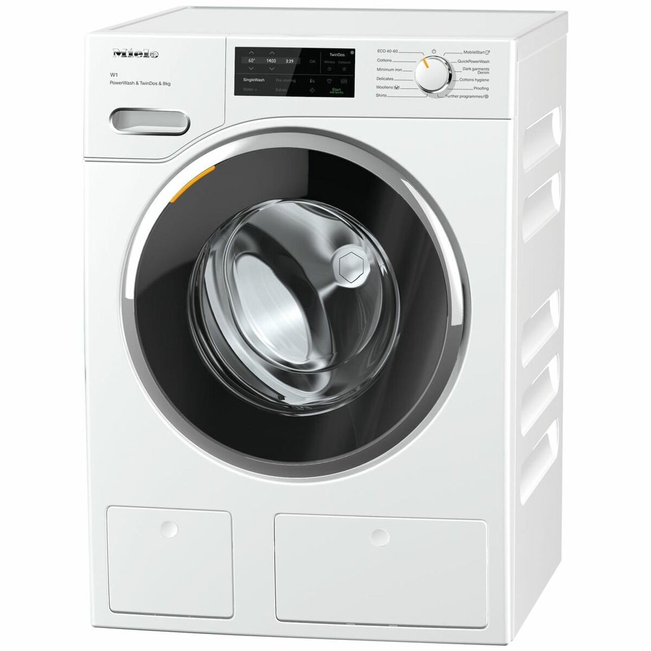 8kg Front Load Washing Machine - White 