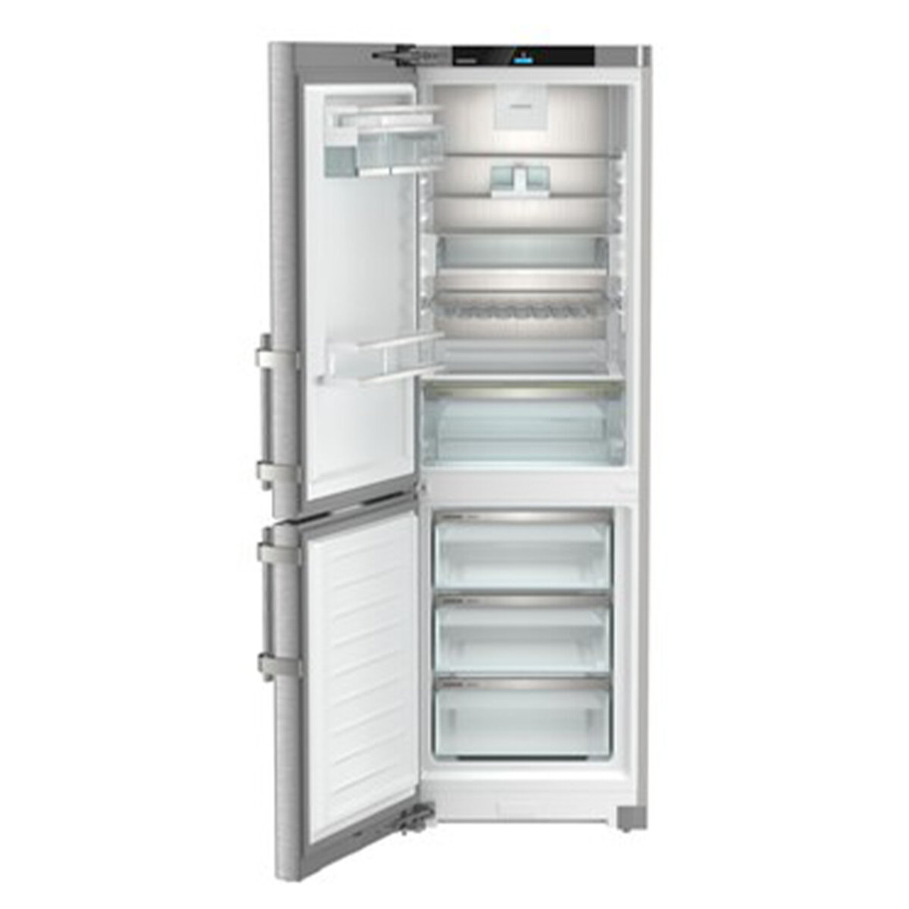 SCNSDH5253LHH - 332l Bottom Mount Fridge With Easy Fresh And Variotemp Left Hinge - Stainless Steel