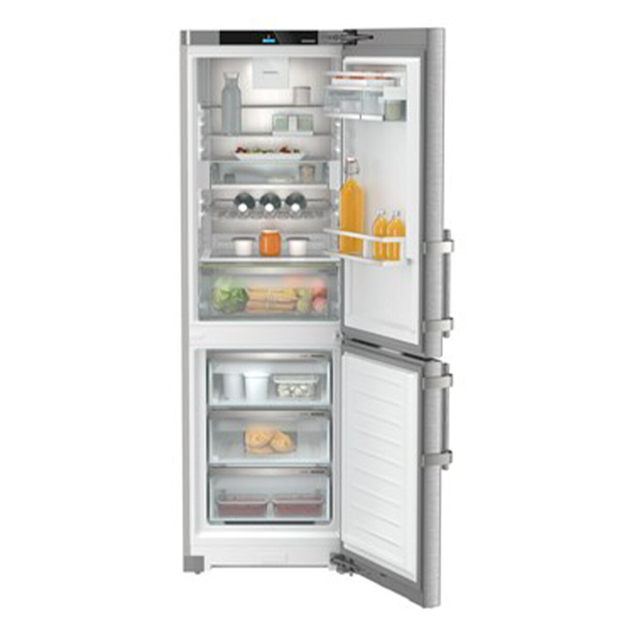 SCNSDH5253RHH - 332l Bottom Mount Fridge With Easy Fresh And Variotemp Right Hinge  - Stainless Steel