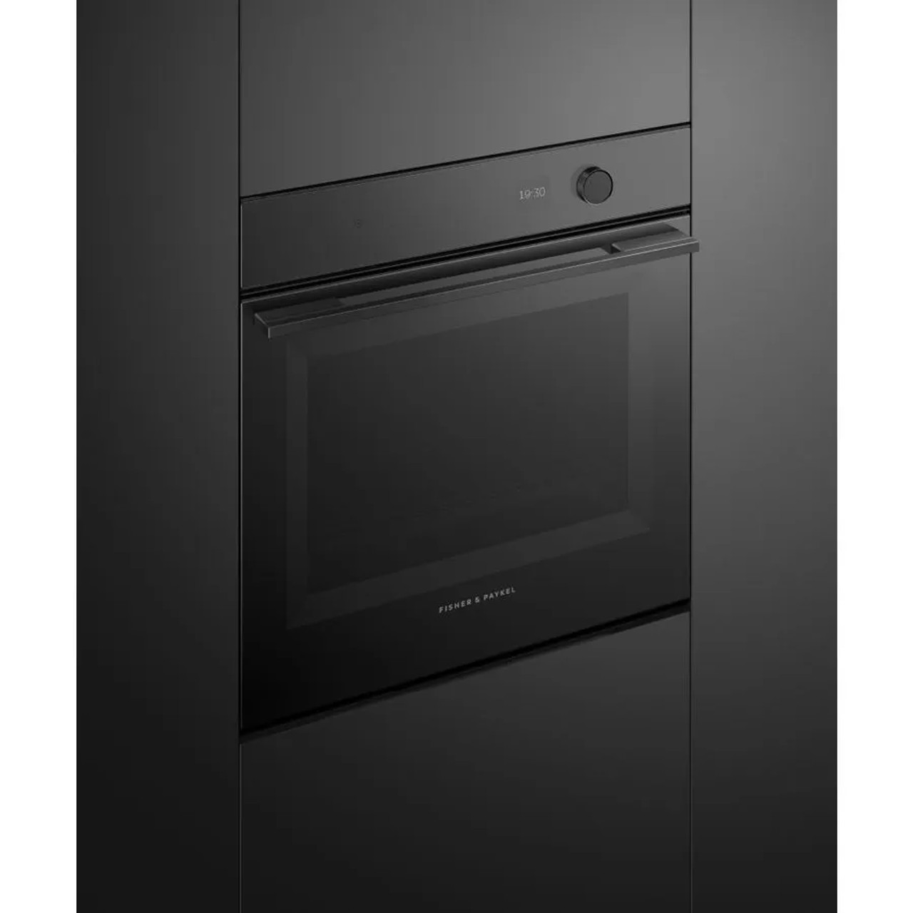 OB60SM11PLB1 - 60cm Black Glass Pyrolytic Oven  - Black