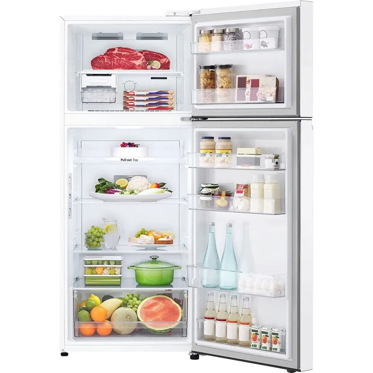 GT5W - 375l White Top Mount Fridge - 	White