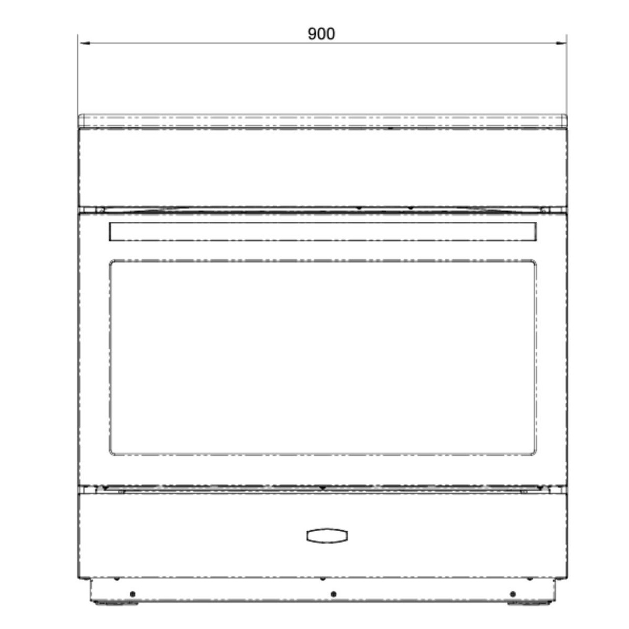 CLA90FXEISLCH - Classic FX 90cm Induction Freestanding Oven/Stove - Slate