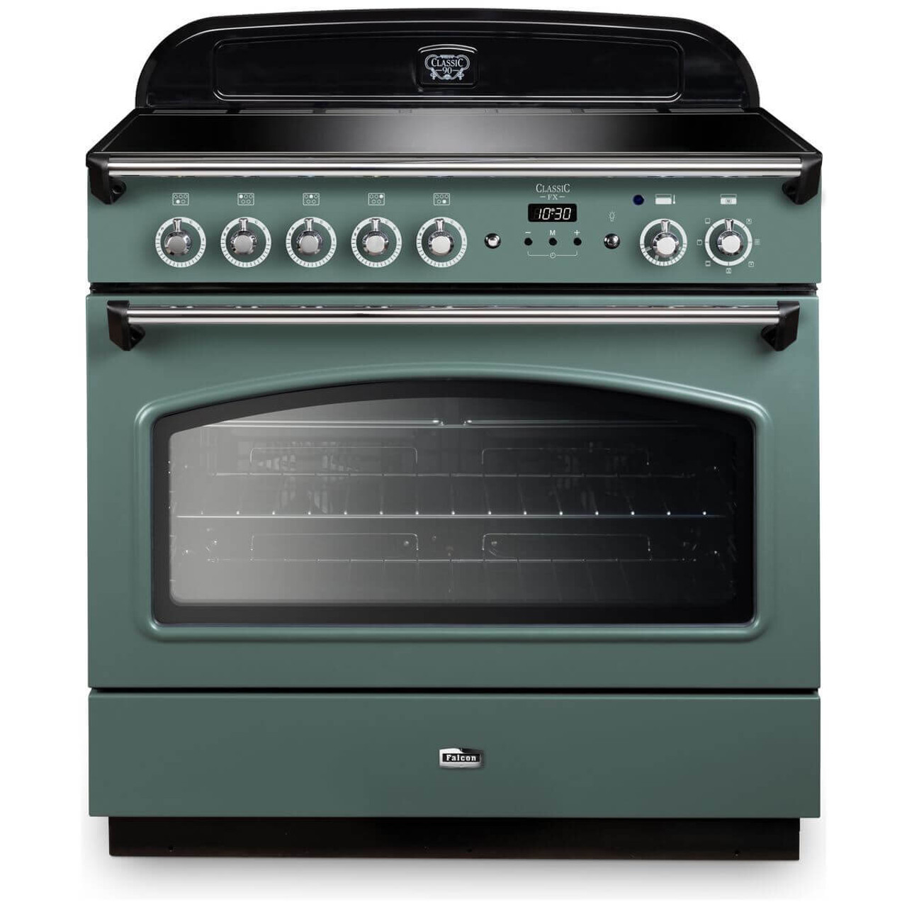 CLA90FXEIMGCH - Classic FX 90cm Induction Freestanding Oven/Stove - Mineral Green 
