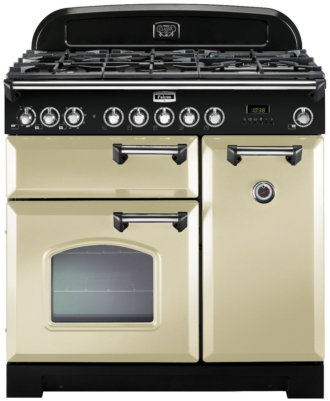 CDL90DFCRCH - 90cm Freestanding Dual Fuel Oven/Stove - Cream
