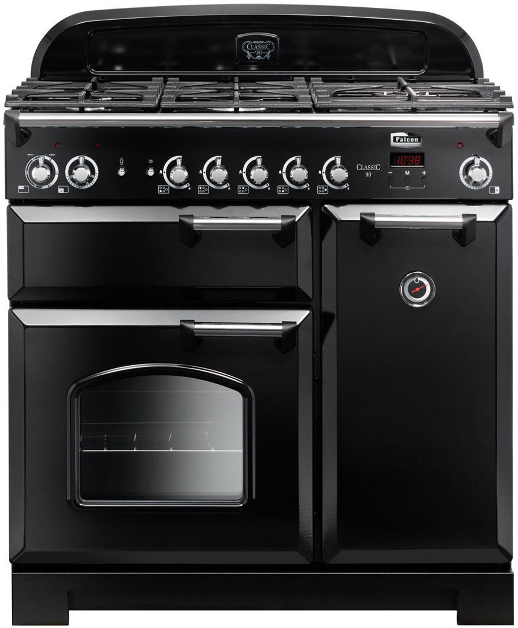 CLA90DFFBLCH - 90cm Freestanding Dual Fuel Oven/Stove - Black