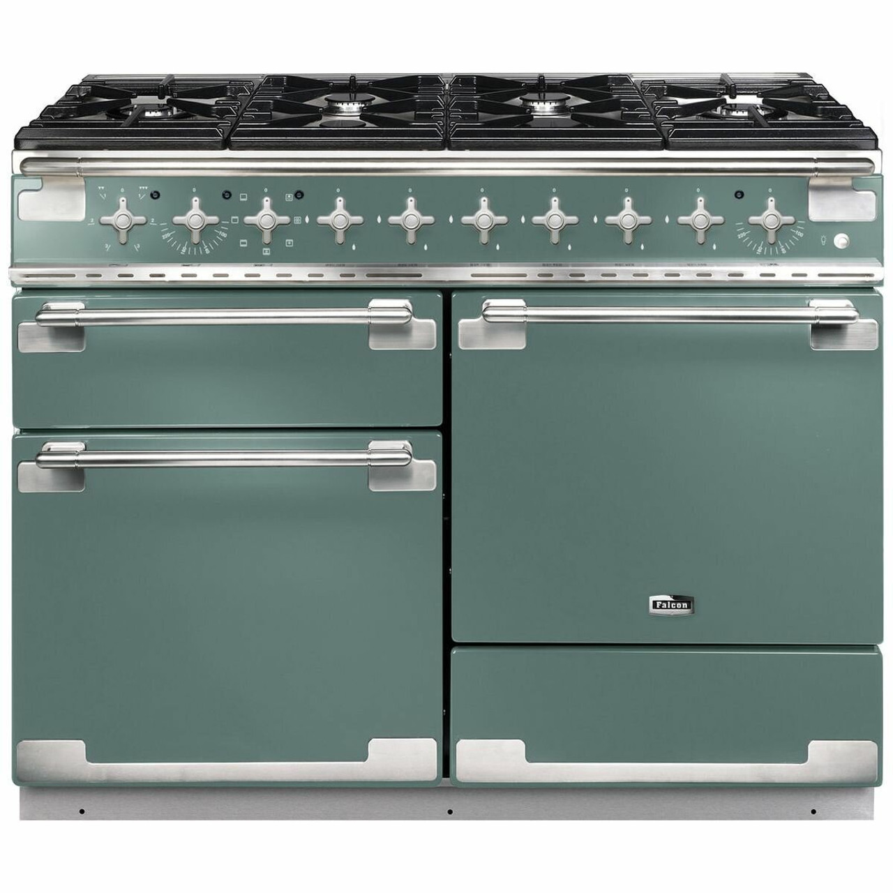 ELS110DFMGN - 110cm Elise Freestanding Dual Fuel Oven/Stove - 	 Green