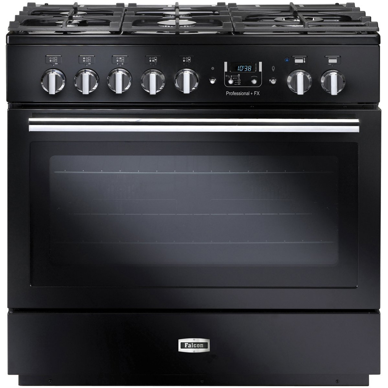 PROP90FXDFGBCH - 90cm Freestanding Dual Fuel Oven/Stove - Black