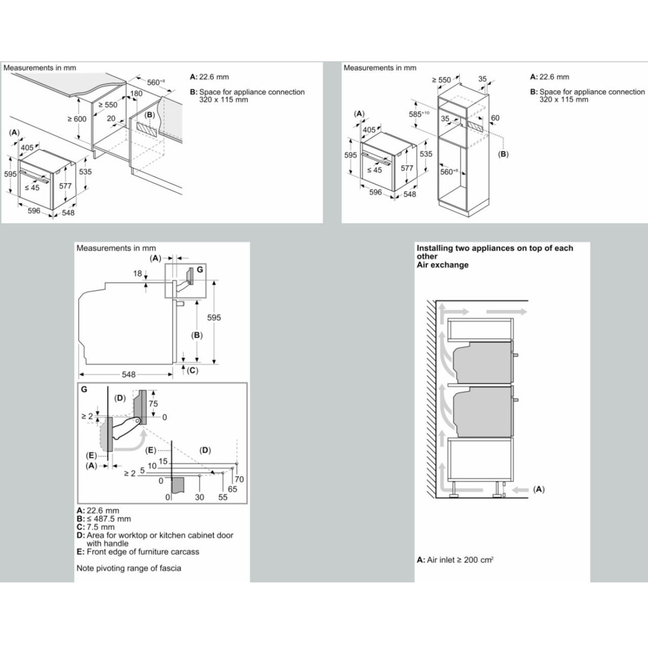 B69VS73Y0A - Flex Design 60cm Pyrolytic Slide & Hide® Oven With Added Steam - Anthracite Grey  