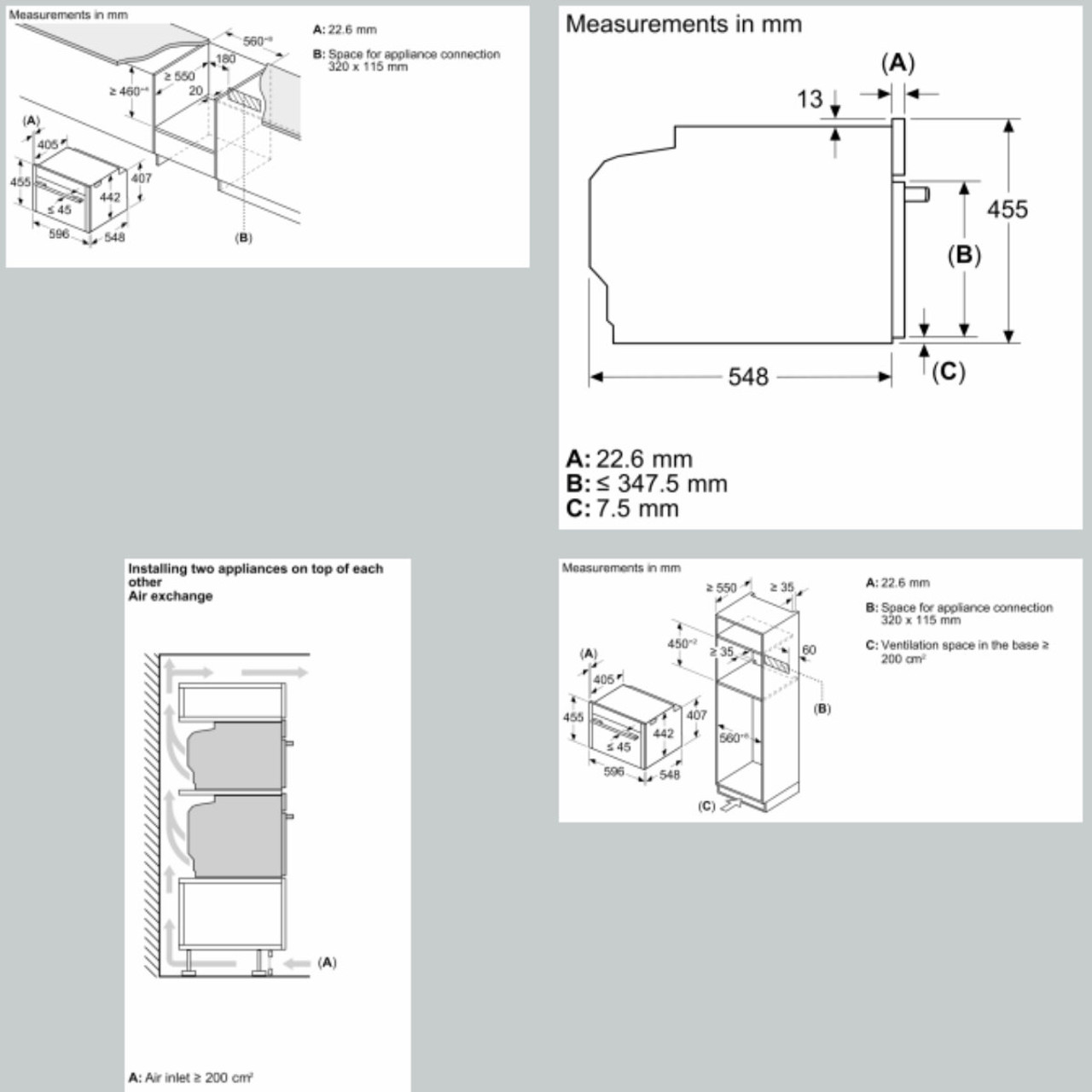 C29MY7MY0 - Flex Design 45cm Pyrolytic Compact Oven With Microwave - Anthracite Grey 