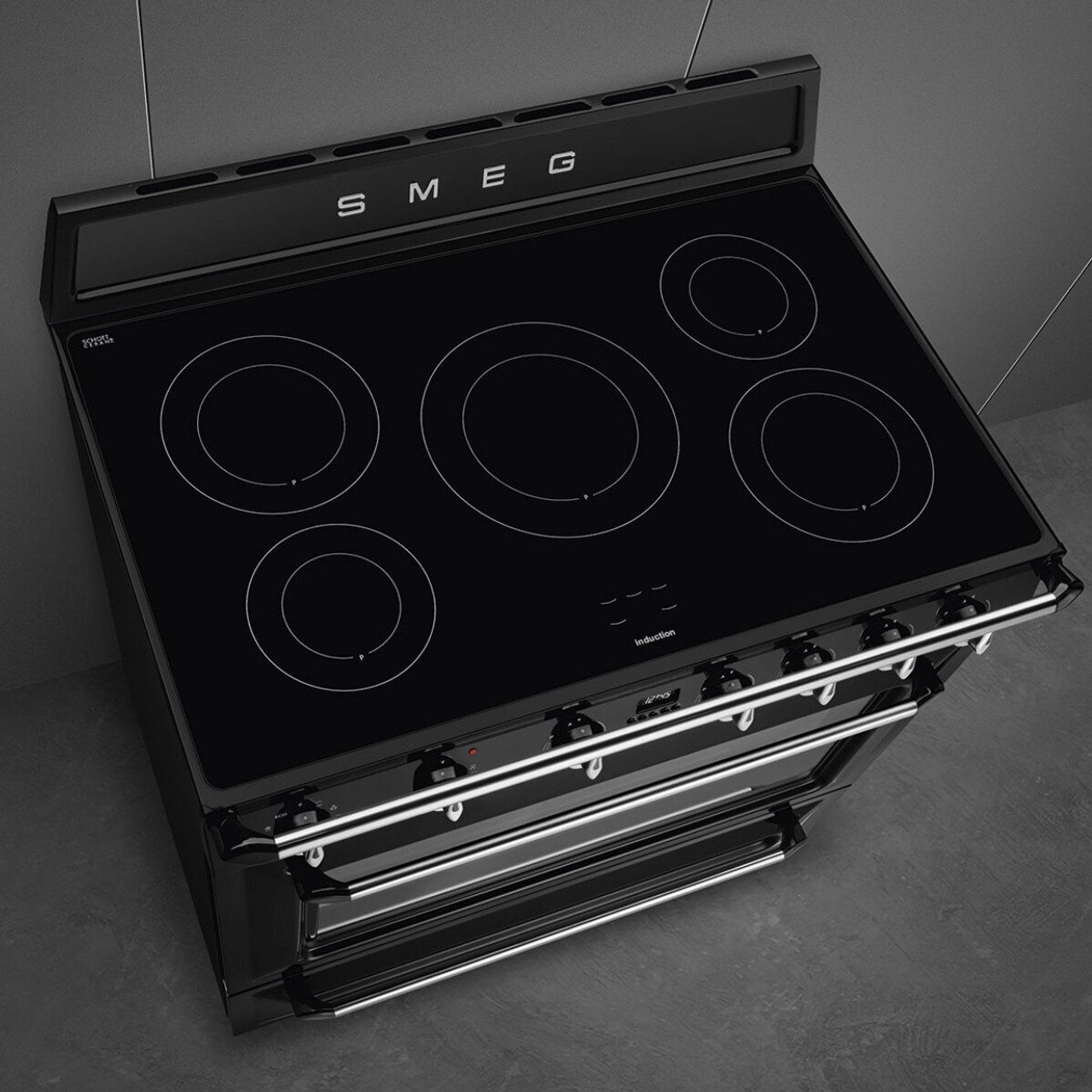 TR90IBL2 - 90cm Victoria Freestanding Cooker With Induction Hob - Black 