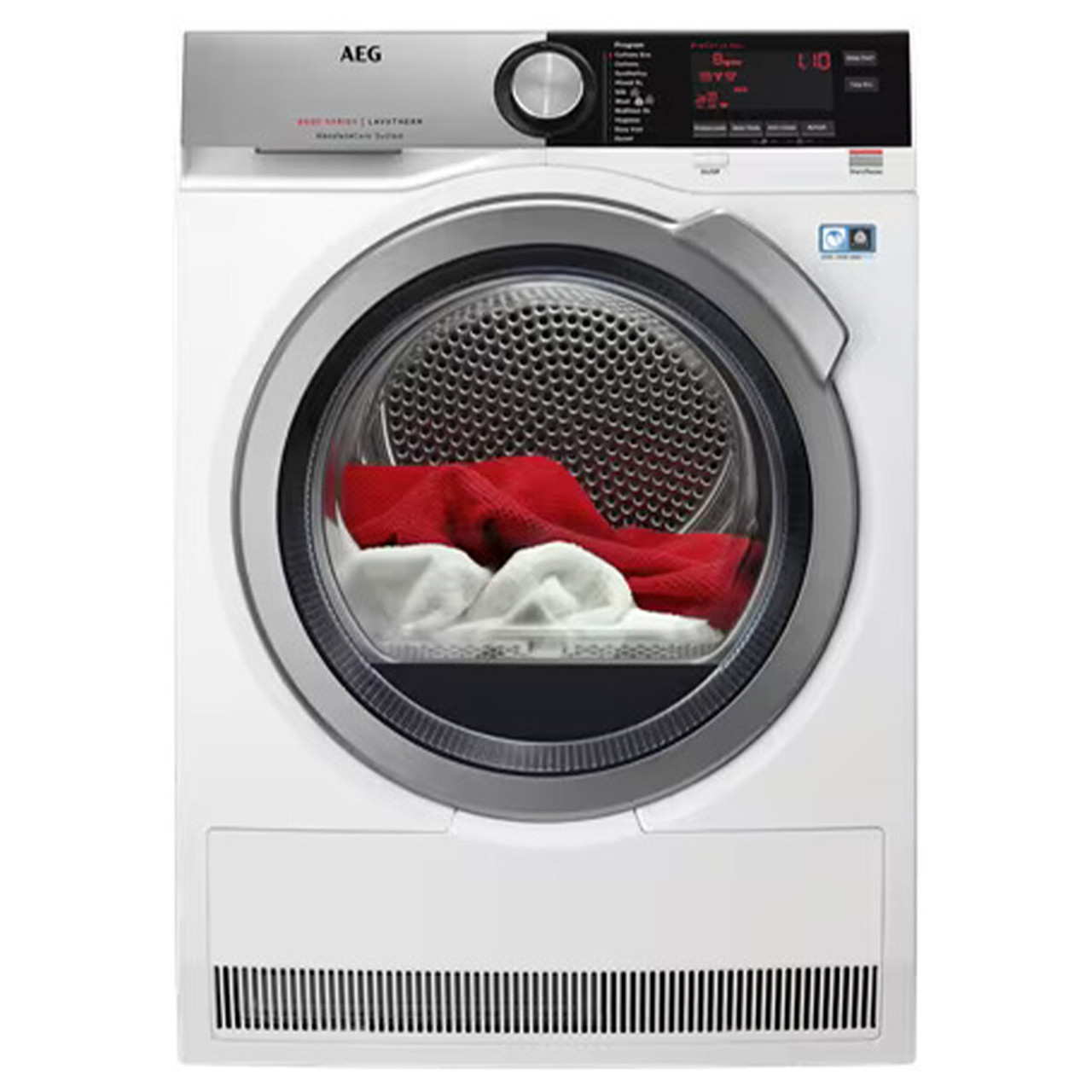 T8DHC846C - 8kg 8000 Series SensiDry Heat Pump Dryer with AbsoluteCare System - White (Ex Display)