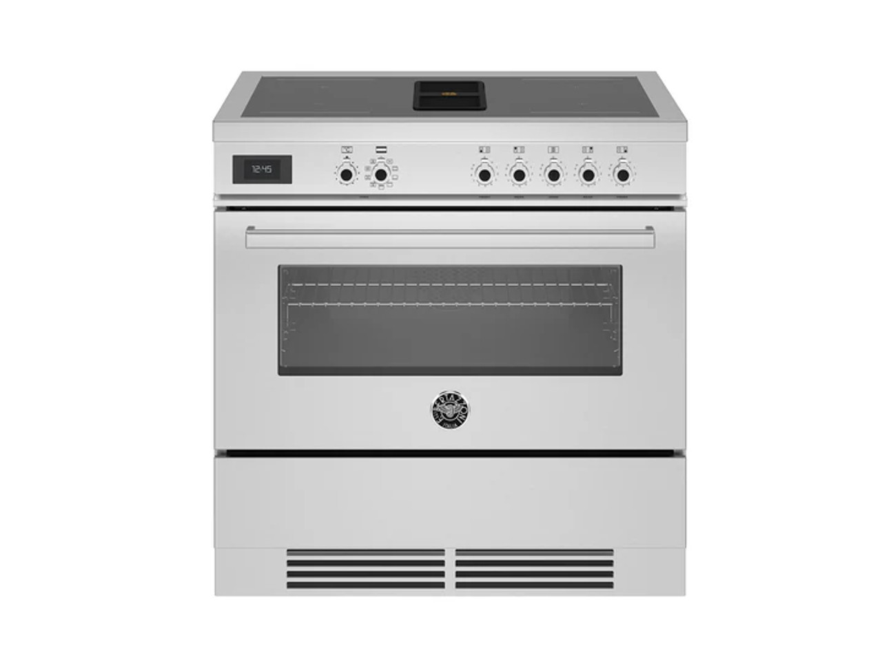 PROCH94I1EXT 90cm Air-Tec Cooker with induction top and integrated hood, electronic oven Stainless Steel