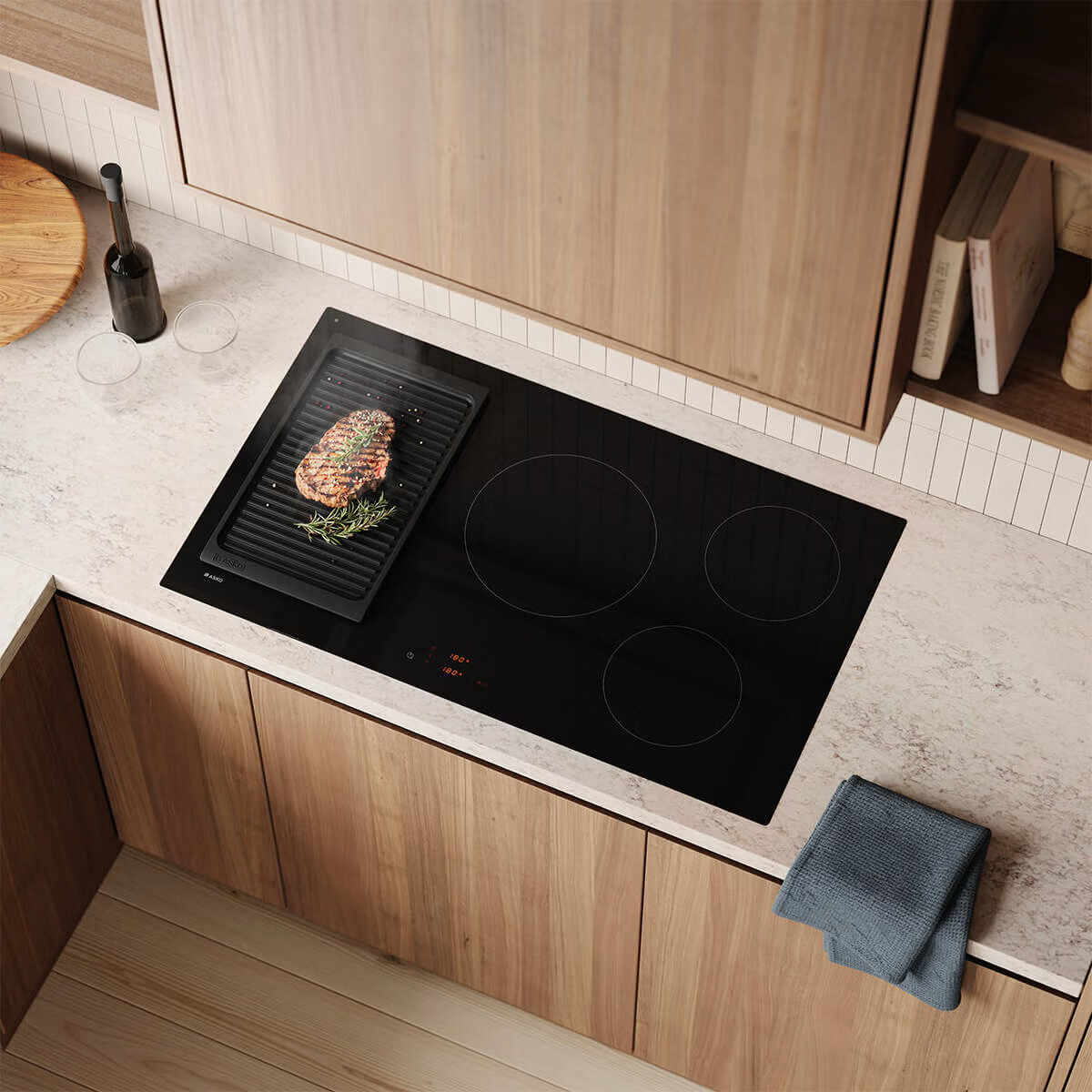 HI5952FBG1 90cm Series 5 5 Zone Induction Cooktop