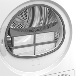 BDPB8010W 8kg Sensor Controlled Heat Pump Tumble Dryer