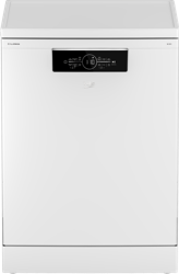 BDFB1630W 16 Place Setting Freestanding Dishwasher with Hygiene Intense & Auto Door Opening