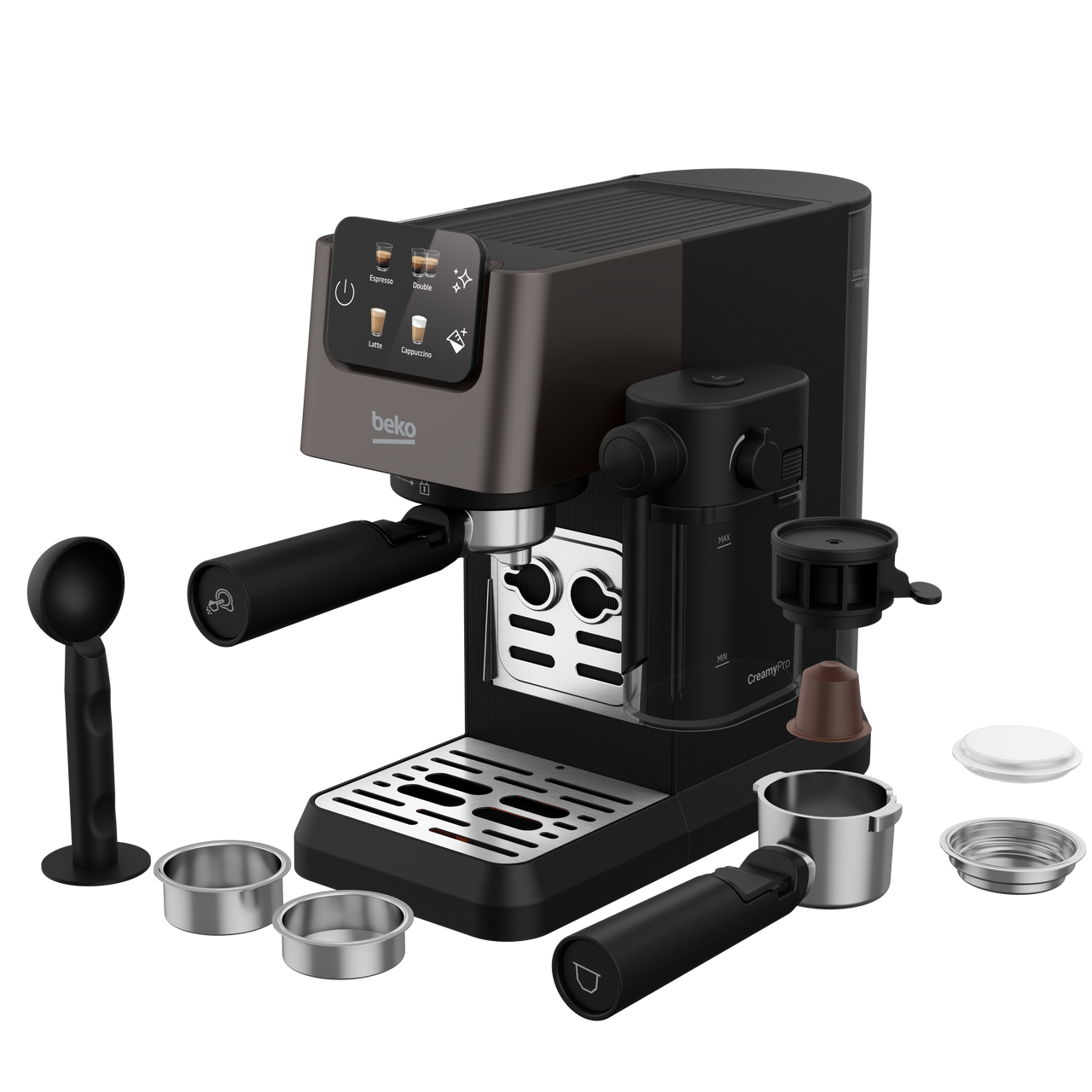 CEP5464DX Semi Automatic Espresso Machine with Milk Cup