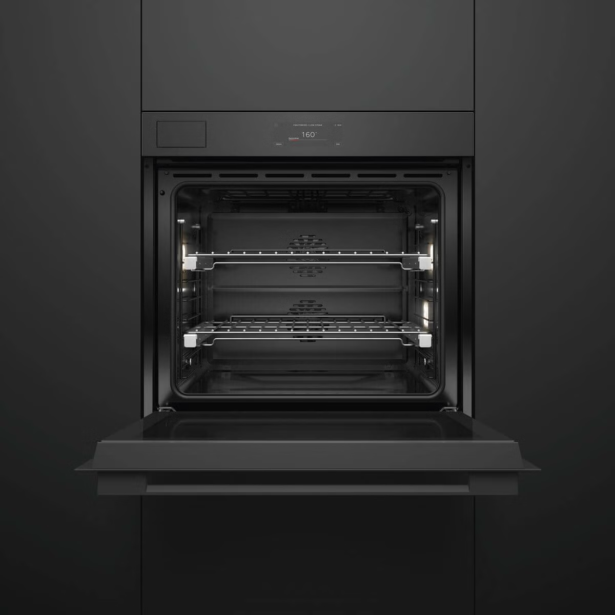 OB76SMPSUB3 Series 11 Minimal 76cm Pyrolytic Steam Assist Oven, Black Glass