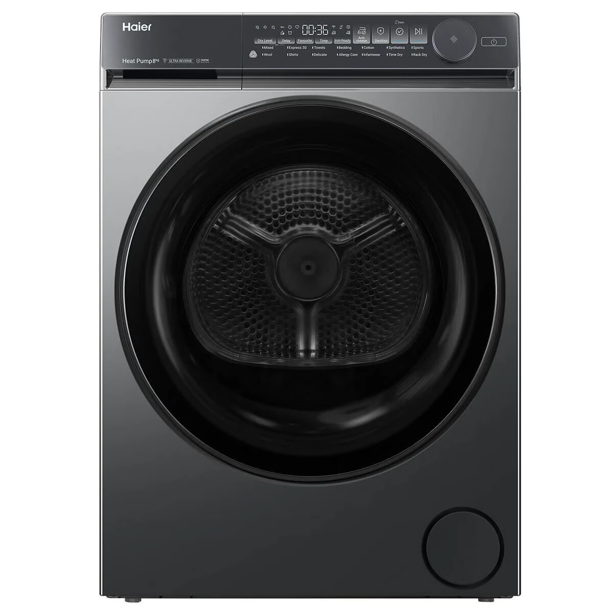 HDHPS80NB1 8kg Heat Pump Dryer Dark