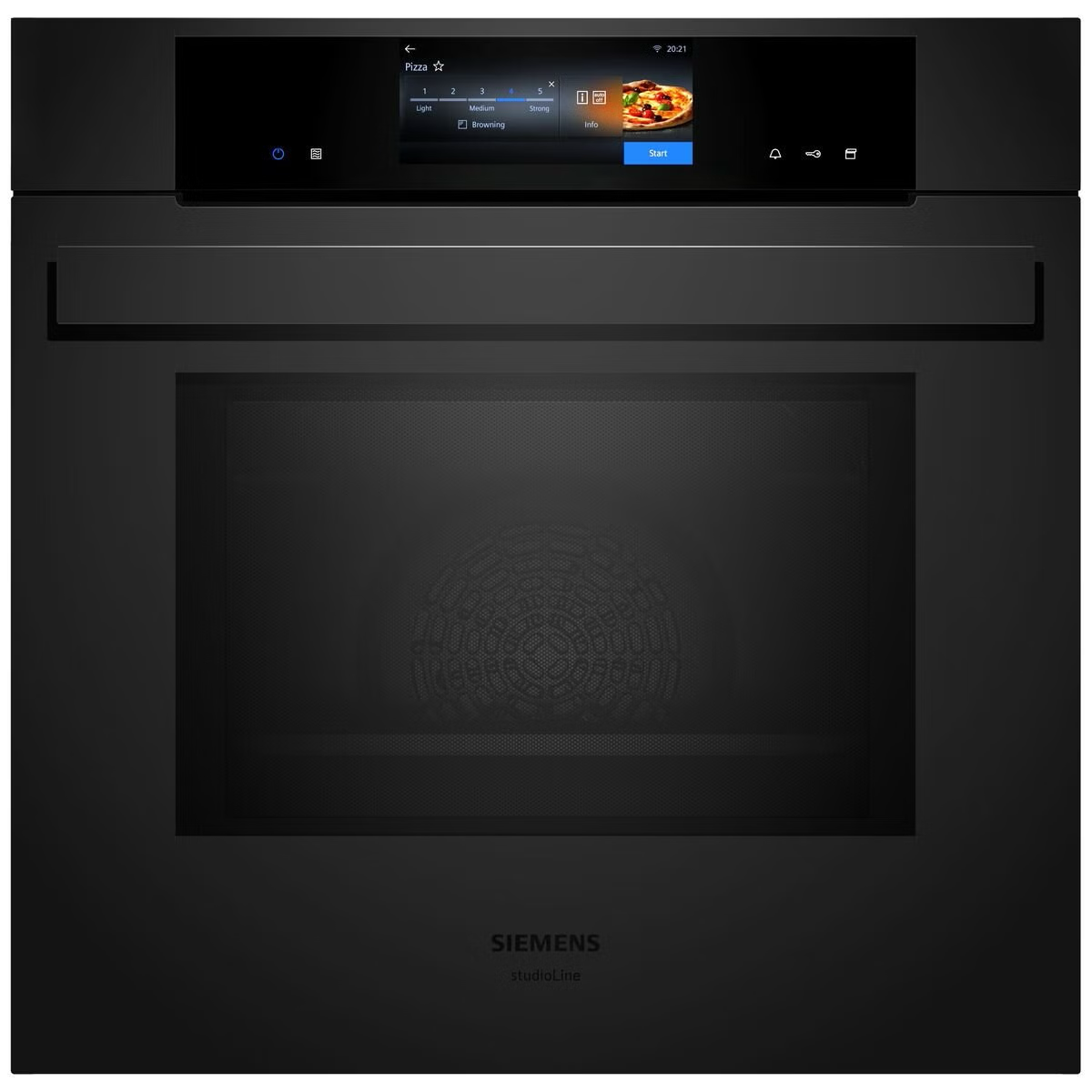 HN978GQM1 iQ700 60cm Pyrolytic Oven with pulseSteam and Microwave