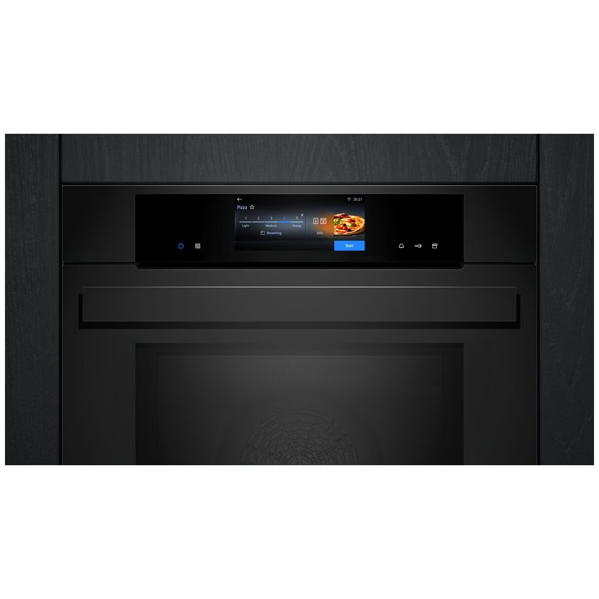 HN978GQM1 iQ700 60cm Pyrolytic Oven with pulseSteam and Microwave