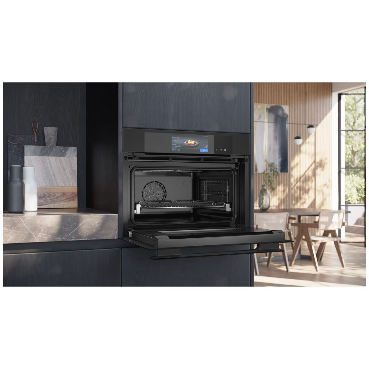 CS938GCM1 iQ700 60cm ecoClean Compact Oven with fullSteam