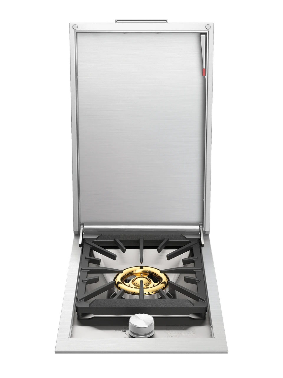 BSW318SB Built In Gas Side Burner with lid, Stainless Steel