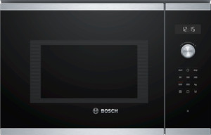 BEL554MS0A - 60cm Series 6 Built-In Microwave Oven - Black / Stainless Steel BEL554MS0A - 60cm Series 6 Built-In Microwave Oven - Black / Stainless Steel