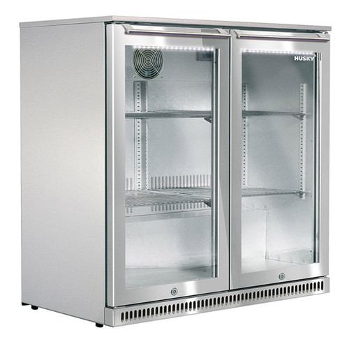 ALF-C2-840 - 190L Alfresco Double Anti-Condensation Glass Door Drinks Chiller - Stainless Steel ALF-C2-840 - 190L Alfresco Double Anti-Condensation Glass Door Drinks Chiller - Stainless Steel
