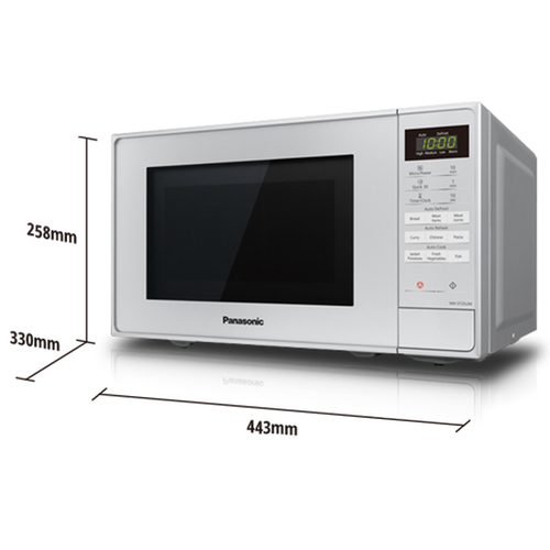 NN-ST25JMQPQ - 20L Microwave Oven - Metallic Silver